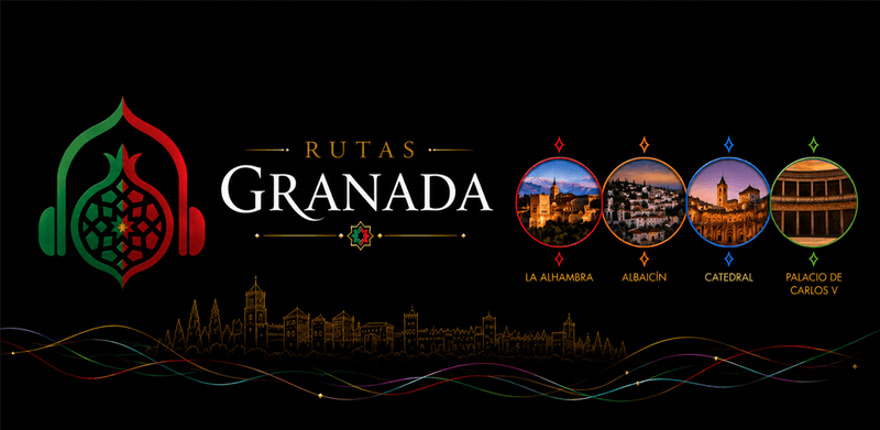 Digitale Audioguide Routen Granada zur Erkundung der Stadt in Ihrem eigenen Tempo