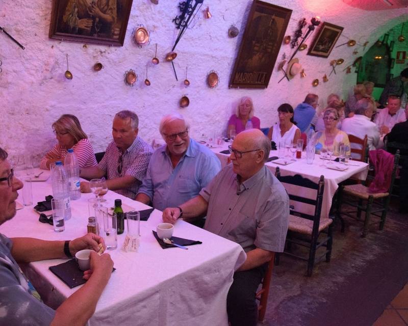 Flamenco Zambra Show at Cueva de La Rocío with Traditional Granadan Dinner