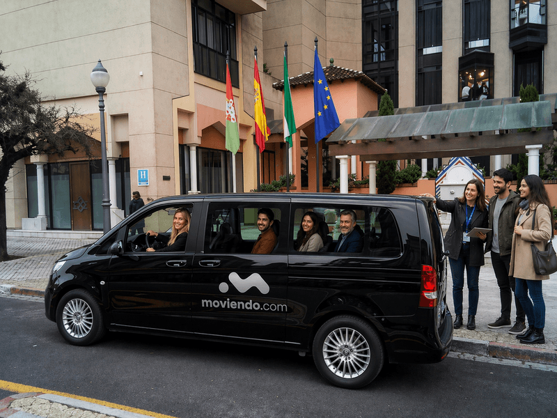 Private minivan transfer to the Alhambra, up to 8 passengers